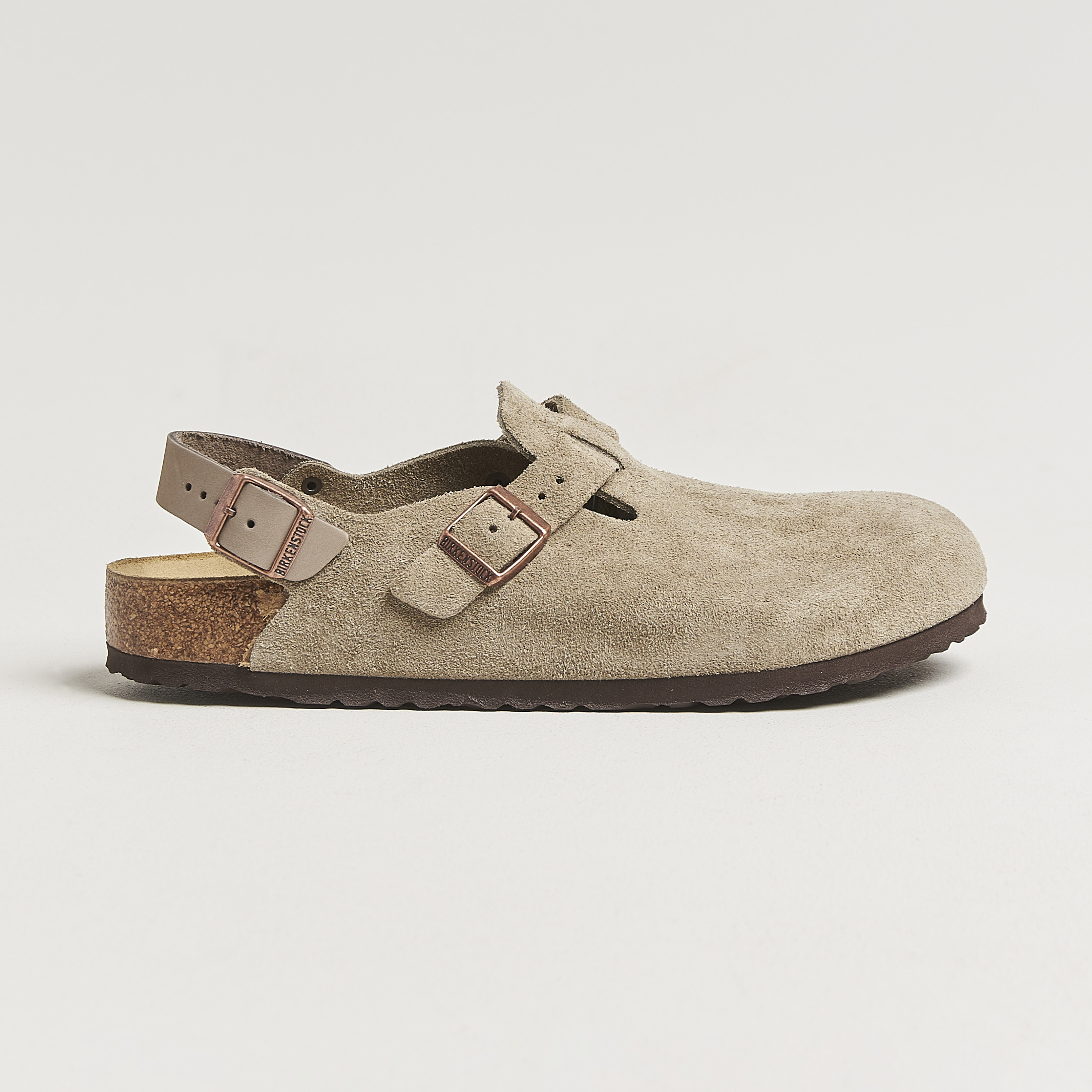 BIRKENSTOCK Tokio Classic Footbed Taupe Suede en CareOfCarl.es