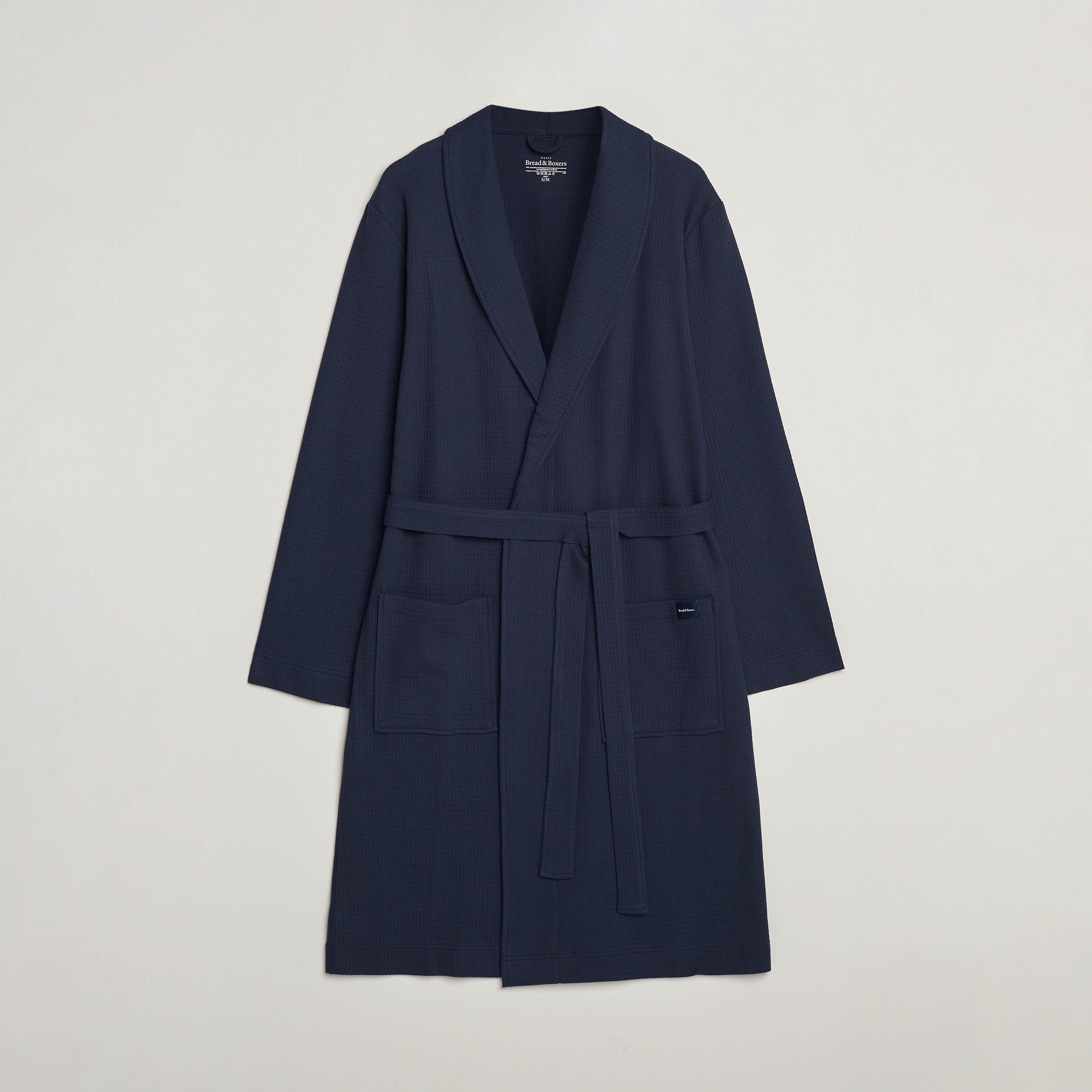 Bread Robe Bread & Boxers Waffle Robe Navy Blue en CareOfCarl.es