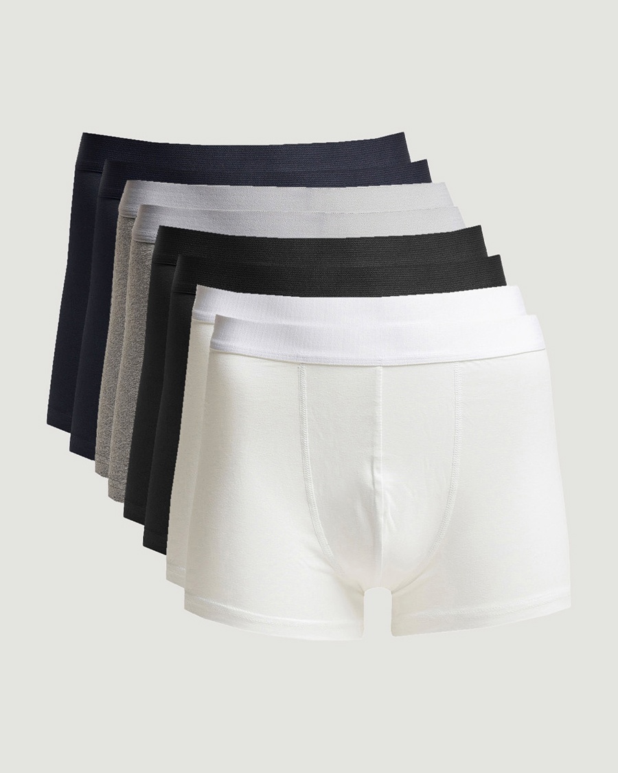 Bread & Boxers 8-Pack Boxer Brief White/Black/Grey/Navy – Azul