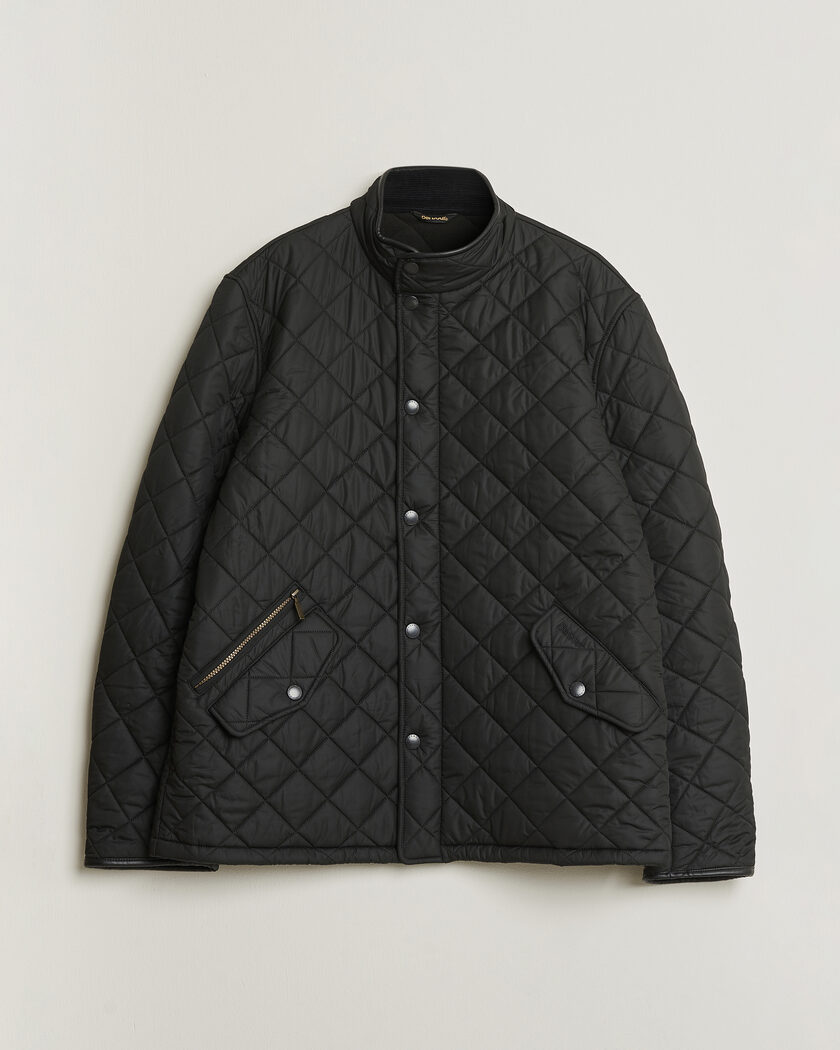 Barbour Lifestyle Powell Quilted Jacket Black XXL – Negro