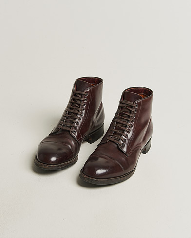 Pre-owned Alden 41853 Cap Toe Boot Burgundy Shell Cordovan US10 - EU44 – Marrón