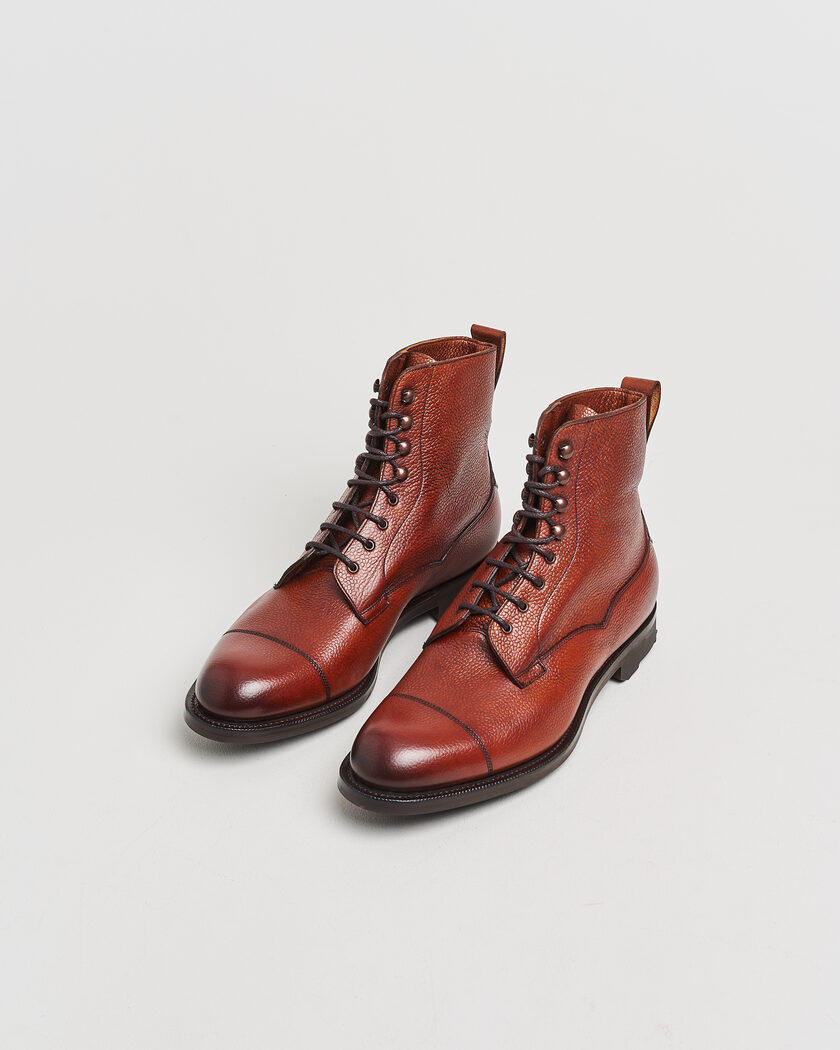 Pre-owned Edward Green Galway Ridgeway Boot Rosewood Country Calf UK8 - EU42 – Marrón