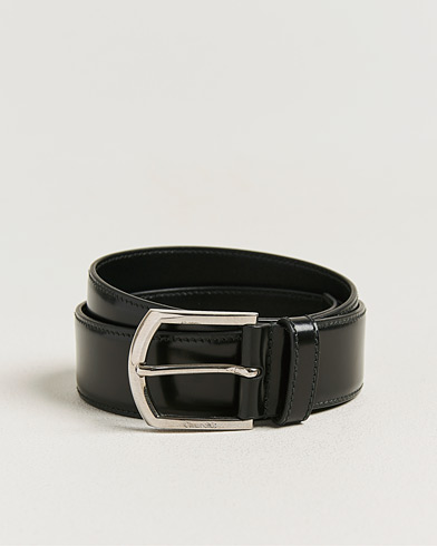 Pre-owned Church's Polished Binder 3,5 cm Belt Black 95 – Negro
