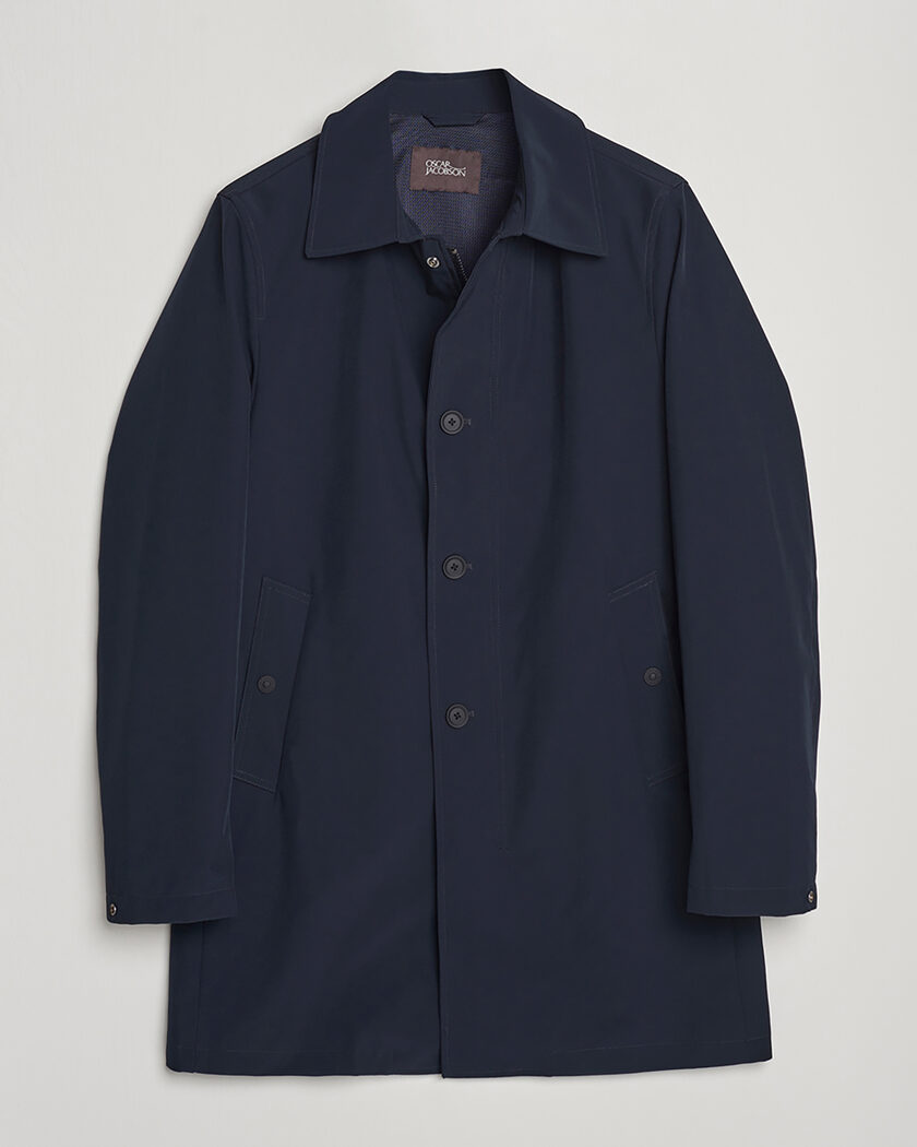 Pre-owned Oscar Jacobson Johnsson Coat Navy 50 – Azul