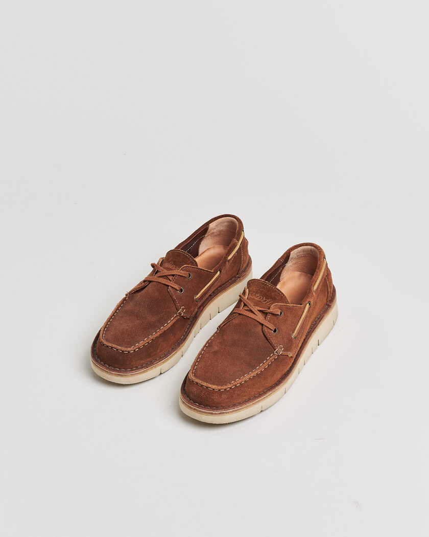 Pre-owned Astorflex Boatflex Moccasin Brown Suede 43 – Marrón