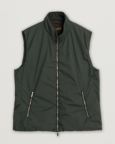 Pre-owned MooRER Senio Padded Vest Forest – Verde