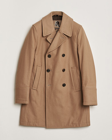 Pre-owned Sealup Genova Wool Peacoat Camel 50 – Beige