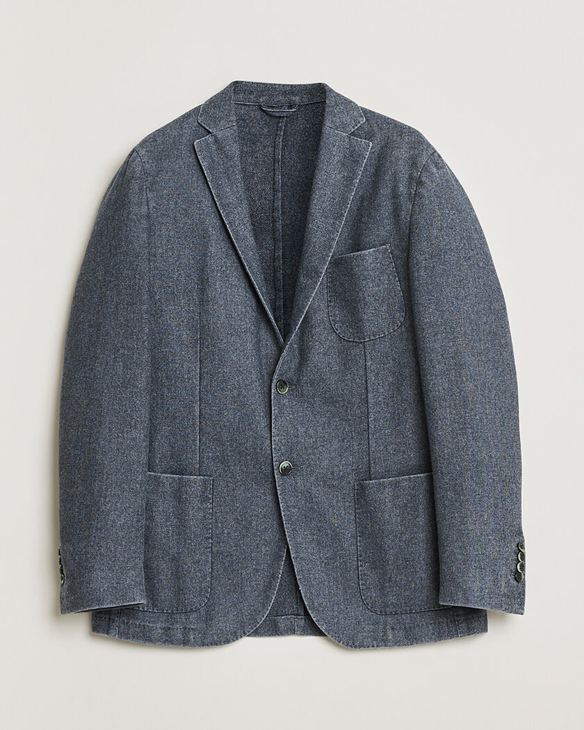 Pre-owned L.B.M. 1911 Wool Blazer Washed Blue 52 – Azul