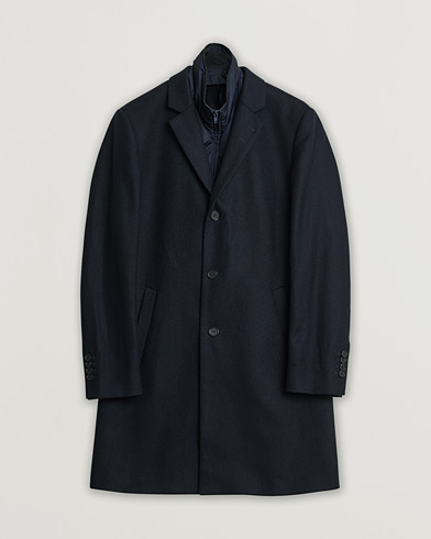 Pre-owned Tiger of Sweden Netley Wool Coat Navy 48 – Azul