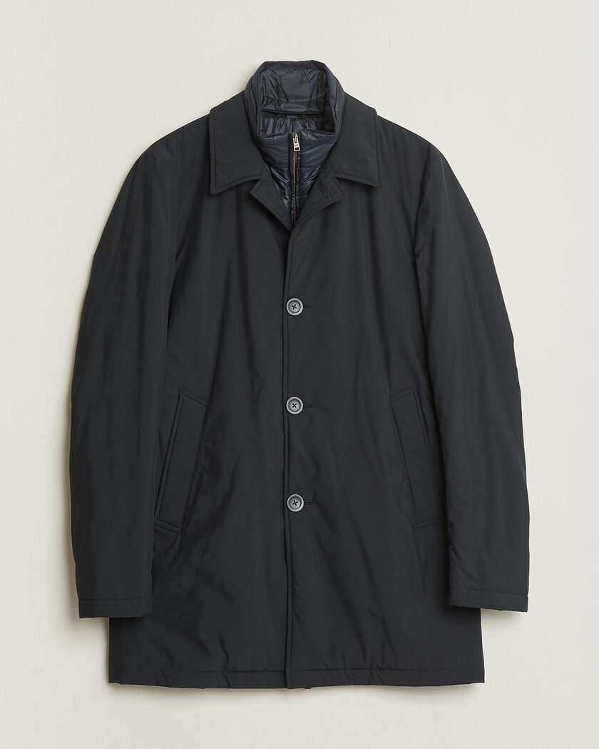 Herno Nylon City Coat Navy 50 – Azul