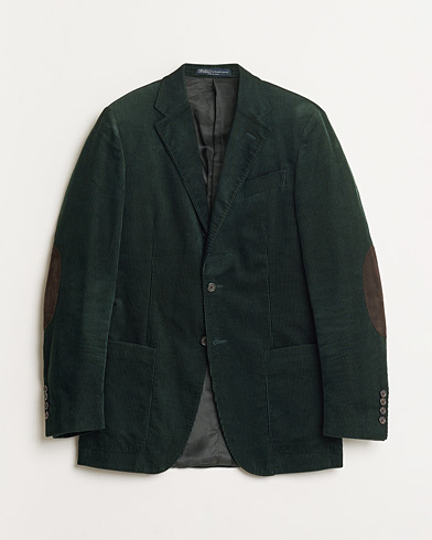 Pre-owned Polo Ralph Lauren Corduroy Green Blazer 48 – Verde