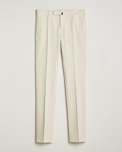 Pre-owned Incotex Slim Fit Comfort Chinos Off White 48 – Blanco