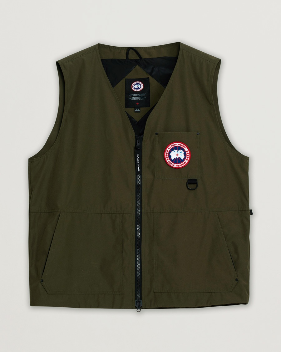 Pre-owned Canada Goose Canmore Vest Military Green – Verde