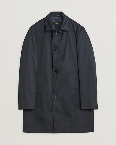 Pre-owned Hugo Boss Water Repellent Car Coat Navy 48 – Azul