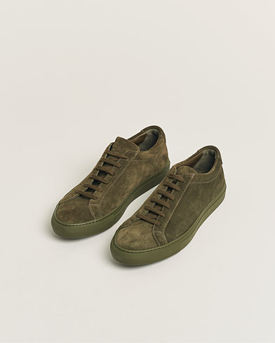 Pre-owned Common Projects Original Achilles Suede Sneaker Army Green 40 – Verde