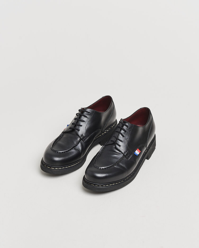 Pre-owned Paraboot Chambord Derby BBR Black UK8,5 - EU42,5 – Negro