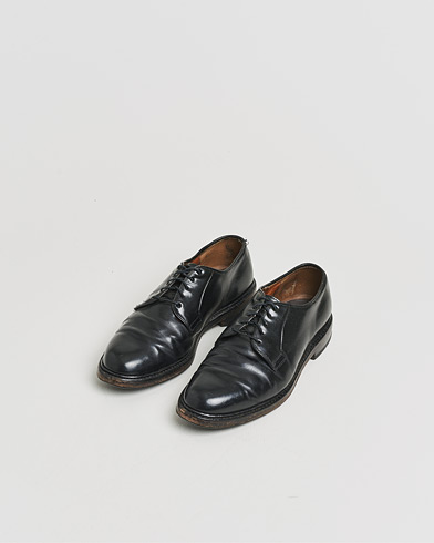Pre-owned Allen Edmonds Leeds Shell Cordovan Derby Black US8,5 - EU42 – Negro