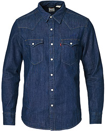 Levi's Barstow Western Standard Shirt Rinse Marbled – Azul