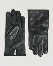 Hainz Leather Gloves Black