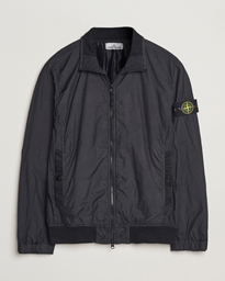 Stone Island Crinkle Reps Padded Hood Down Jacket Black