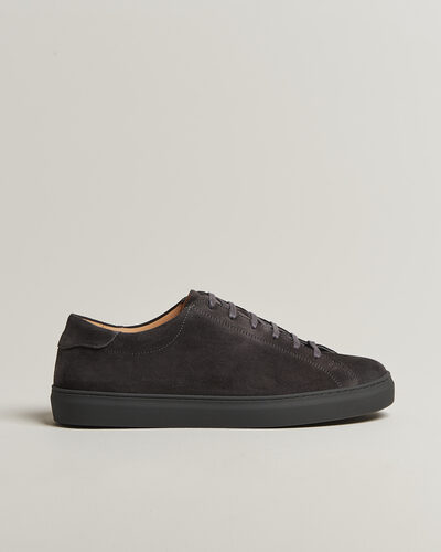 Myrqvist Oaxen Monochrome III Sneakers Dark Grey Suede