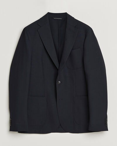 BOSS BLACK Hanry Wool Patch Pocket Blazer Dark Blue