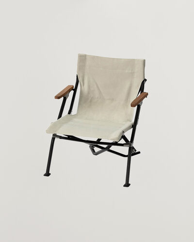Snow Peak Luxury Low Beach Chair Ivory