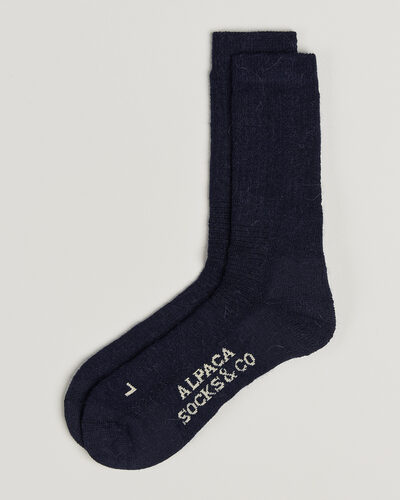 Alpacasocks & Co 2-Pack Heavy Alpacka Wool Socks Navy
