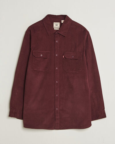 Levi's Jackson Corduroy Worker Shirt Vineyard Wine