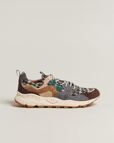 Flower Mountain Yamano 3 Suede/Houndstooth Sneaker Multi