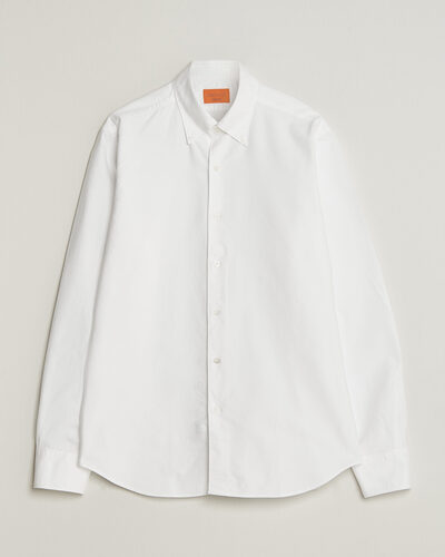 Grigio Oxford Button Down Shirt White