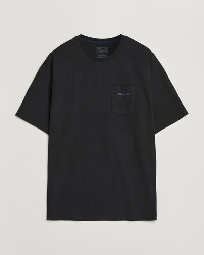 Patagonia Boardshort Logo Pocket Responsibili T-Shirt Ink Black