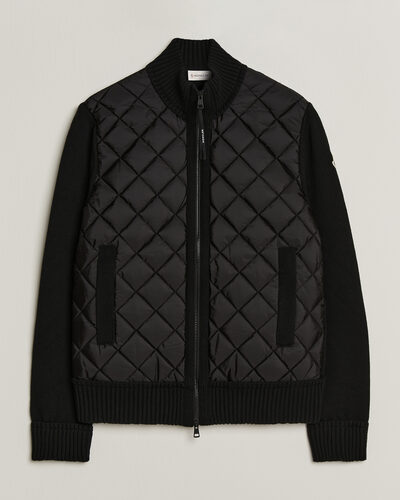 Moncler Quilted Hybrid Jacket Black