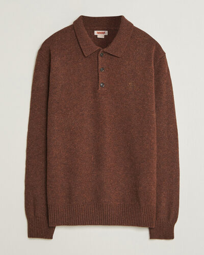 Baracuta Shetland Polo Slate Black