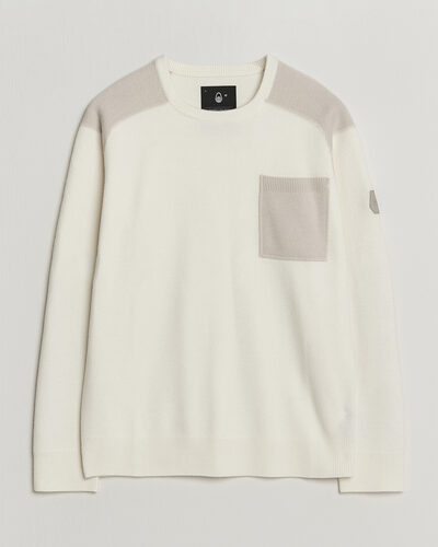 Sail Racing Spine Wool Knitted Sweater Off White