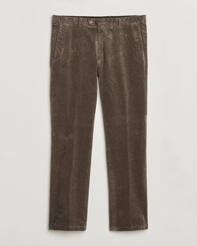 Oscar Jacobson Dandy Corduroy Trousers Taupe