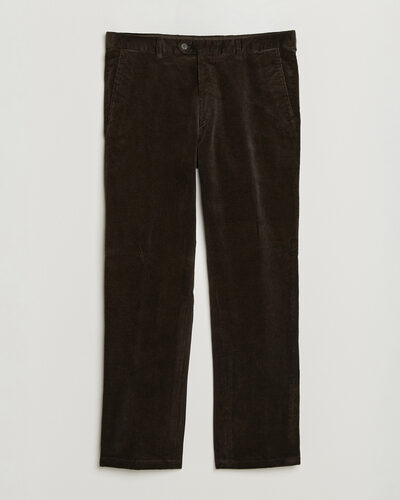 Oscar Jacobson Dandy Corduroy Trousers Dark Brown