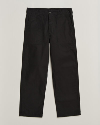 orSlow Regular Fit Original Sateen Fatigue Pants Black