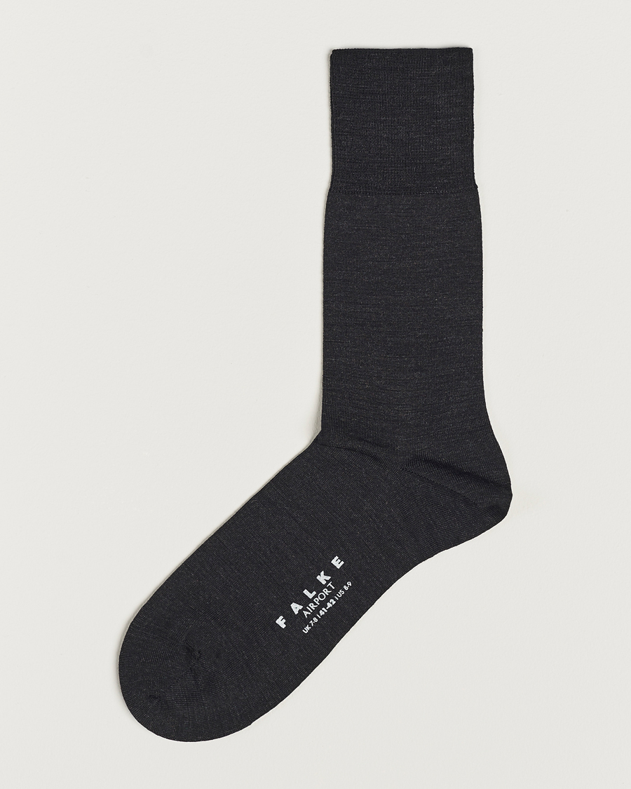 Hombres | Ropa interior y calcetines | Falke | Airport Socks Anthracite Melange