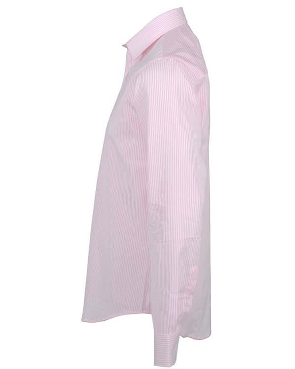 Hombres | Camisas | Oscar of Sweden | Slim Fit Skjorta Randig Rosa