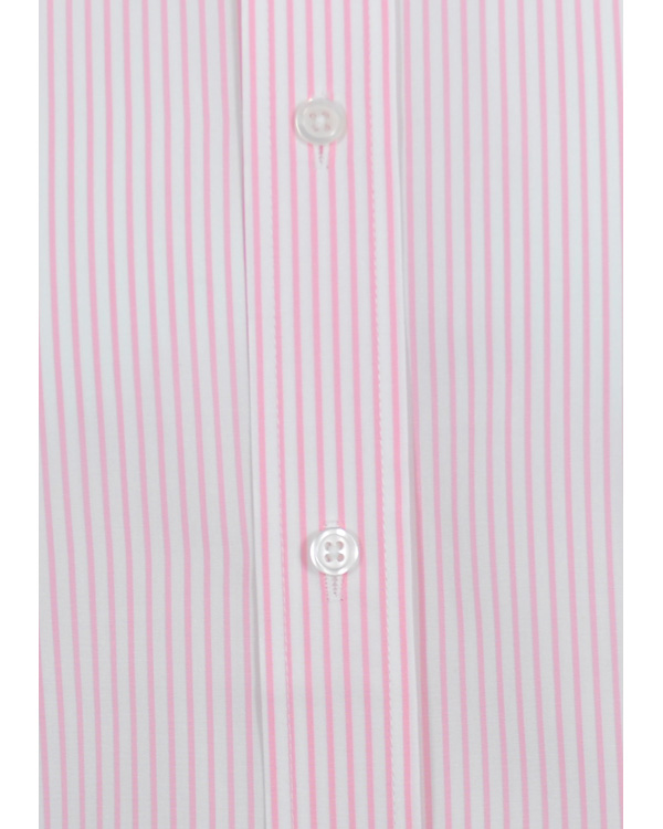 Hombres | Camisas | Oscar of Sweden | Slim Fit Skjorta Randig Rosa