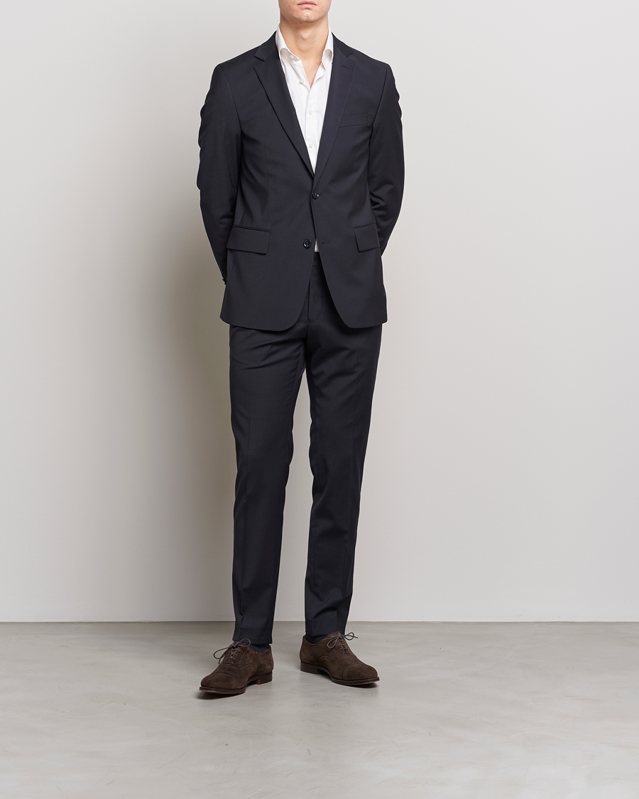Hombres | Pantalones | Oscar Jacobson | Dave Trousers Navy