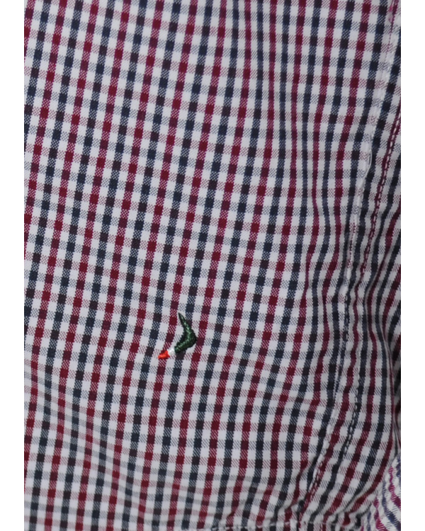 Hombres | Camisas | Boomerang | Kjell Gingham Oxford Shirt Beetroot