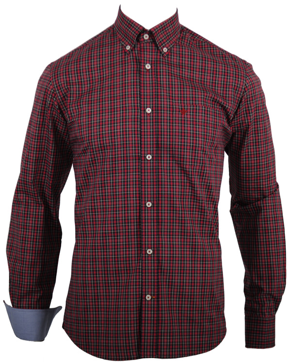 Hombres | Camisas | Morris | Douglas Shirt Red