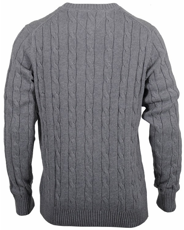Hombres | Jerséis y prendas de punto | Tommy Hilfiger | Classic Cable C-Nk Cf Silver Fog