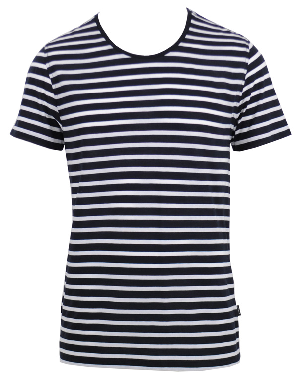 Hombres | Camisetas | Tiger of Sweden | Yokko Stripes T-Shirt Light Ink