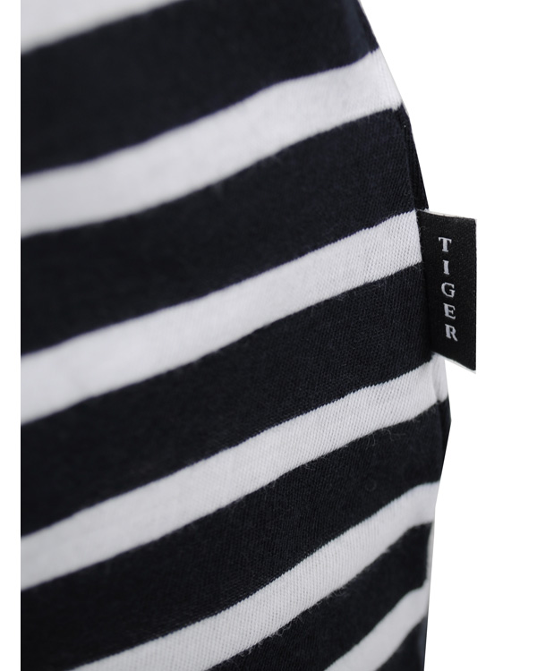 Hombres | Camisetas | Tiger of Sweden | Yokko Stripes T-Shirt Light Ink