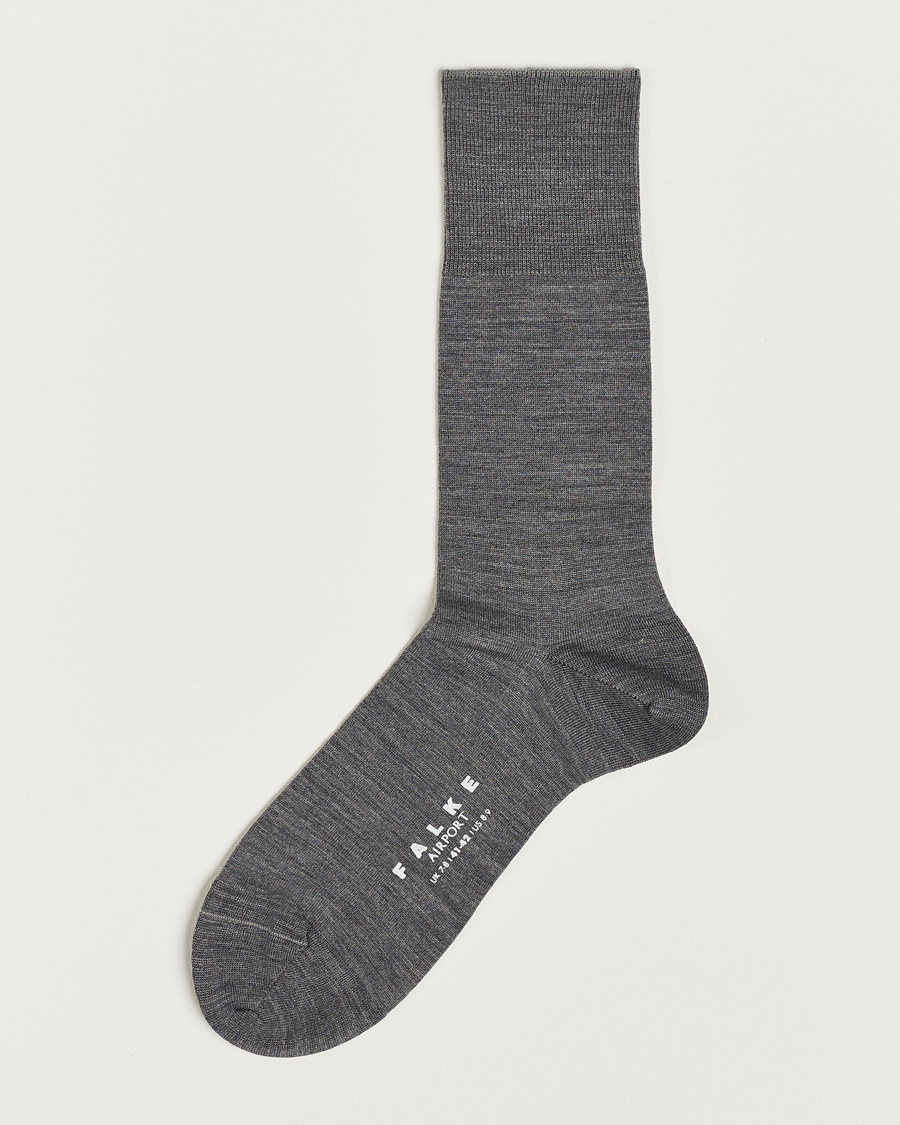 Hombres | Ropa interior y calcetines | Falke | Airport Socks Grey Melange
