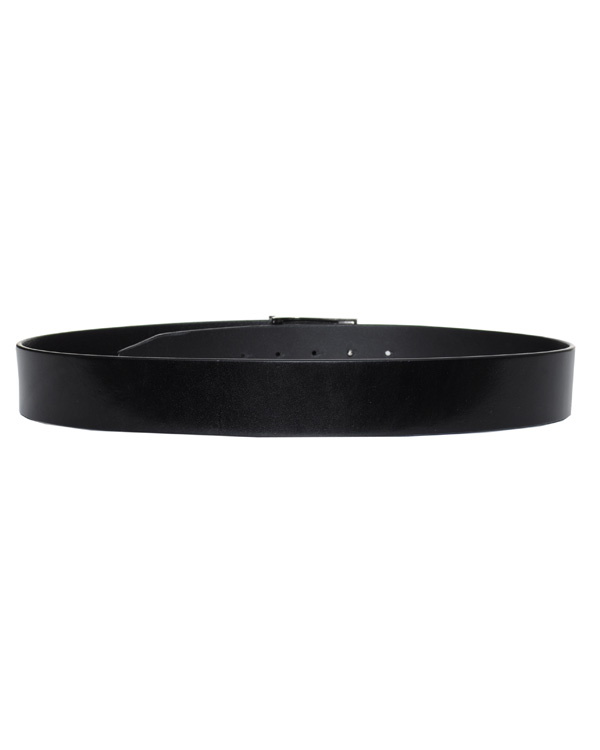 Hombres | Tiger of Sweden Leather Logo Belt Black | Tiger of Sweden | Leather Logo Belt Black