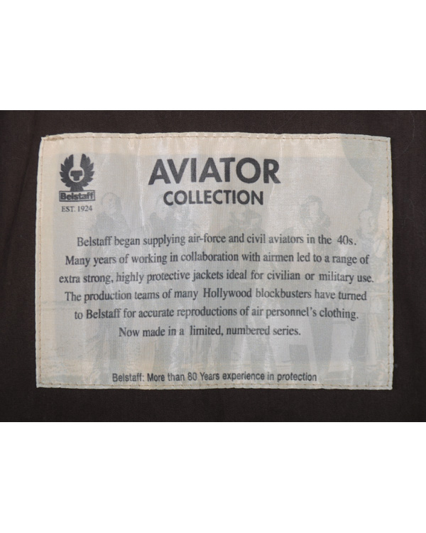 Hombres | Abrigos y chaquetas | Belstaff | Aviator Cricket Down Jacket Black/Brown